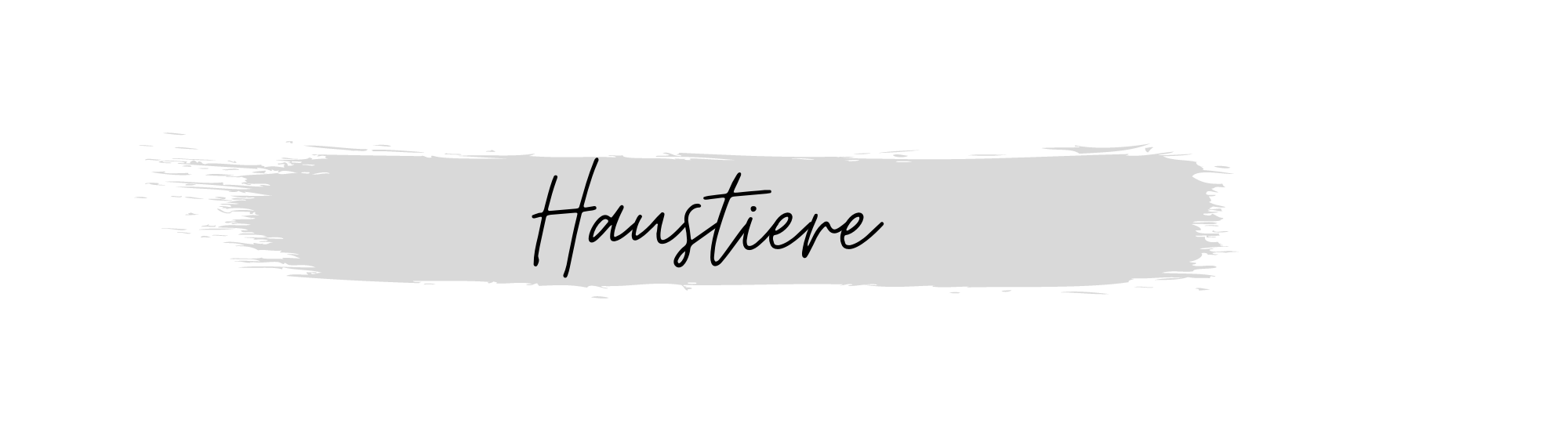 Haustiere