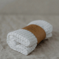 Preview: Eulenschnitt Handtuch / WAFFELOPTIK / 30cm x 50cm