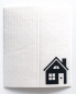 Preview: Lieblichedeko Schwammtuch / HAUS / 17cm x 20cm