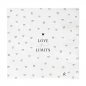 Preview: Bastion Collections Servietten / LOVE WITHOUT LIMITS / 16,5cm x 16,5cm