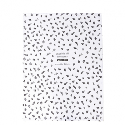 Bastion Collections Geschirrtuch / WITH LOVE / 50cm x 70cm