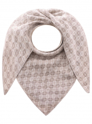 Zwillingsherz Cashmere-Dreieckschal / WINTERDAYS / Beige