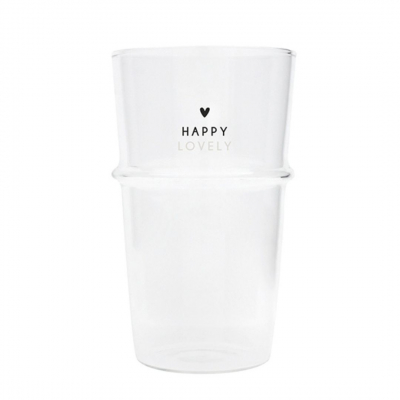 Bastion Collections Latte Macchiatoglas / HAPPY lovely