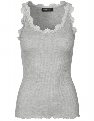 Rosemunde Spitzentop / Babette- Pale Grey