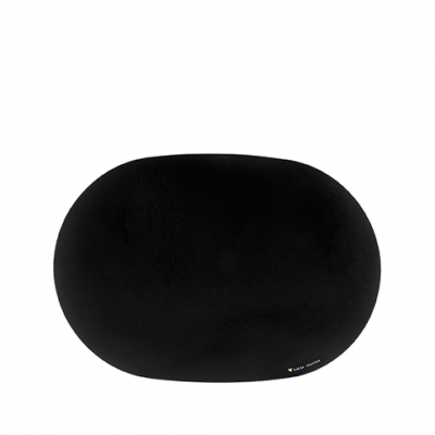 Bastion Collections / Tischset - schwarz -oval