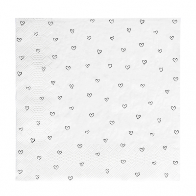 Bastion Collections Servietten / LOVE WITHOUT LIMITS / 16,5cm x 16,5cm
