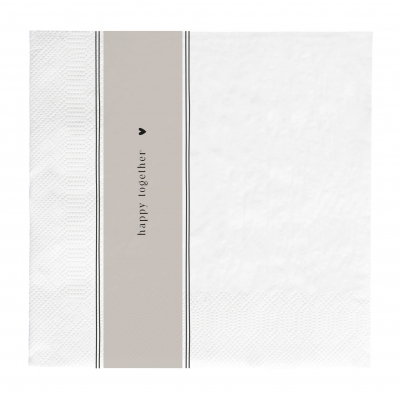 Bastion Collections Servietten / LOVE - to be with you / 20 Stk.