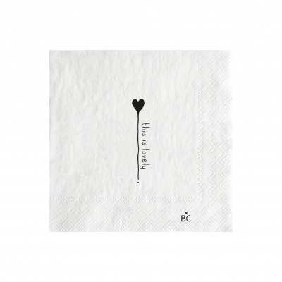 Bastion Collections Servietten / THIS IS LOVELY / 20 Stück