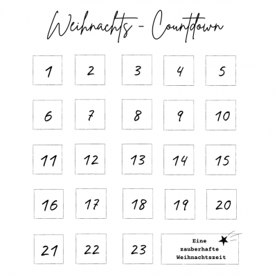 Adventskalender-Freebie-Lieblichedeko