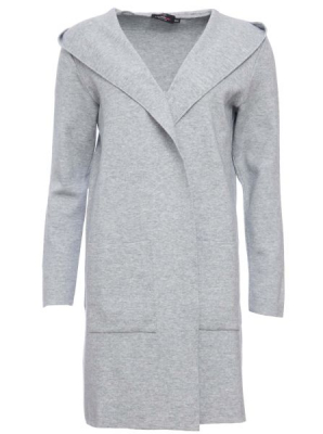 Zwillingsherz / Hoodiejacke  - Gr. S/M - Grau