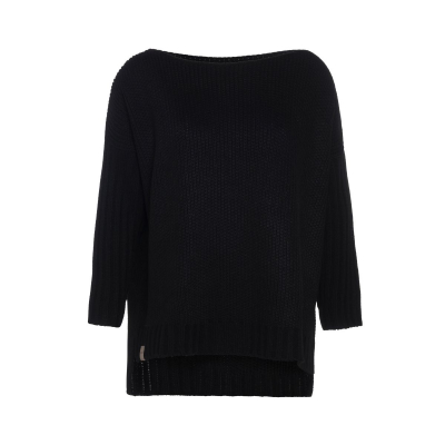 Knit Factory Strickpullover / KYLIE / Schwarz - Gr. 36-44