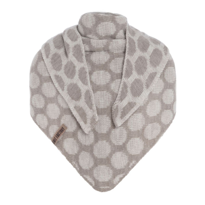 Knit Factory Dreieckschal / LIVA / Beige-Iced Clay