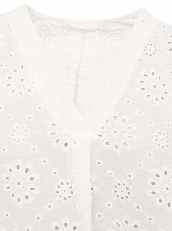 Zwillingsherz Top / LOCHSTICKEREI / One Size