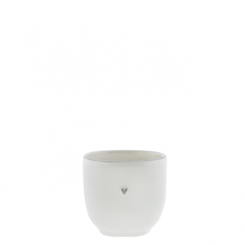 Bastion Collections Eierbecher / Herz - grau