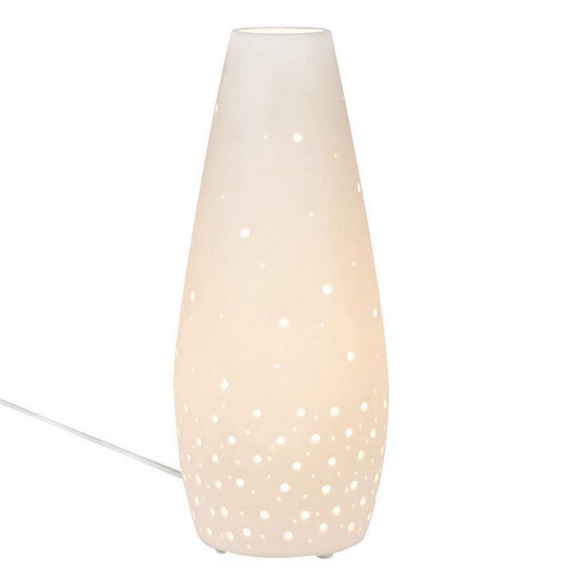 Porzellanlampe / PUNKTE / Höhe 40cm Ø15cm