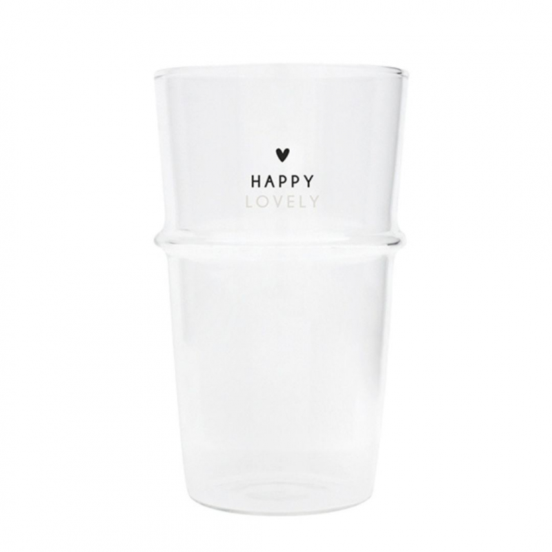 Bastion Collections Latte Macchiatoglas / HAPPY lovely