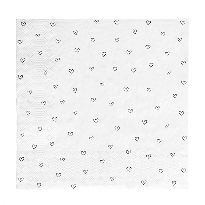 Bastion Collections Servietten / LOVE WITHOUT LIMITS / 16,5cm x 16,5cm