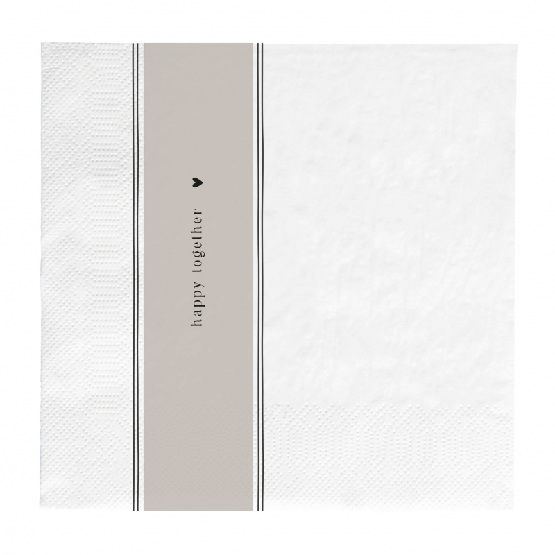 Bastion Collections Servietten / LOVE - to be with you / 20 Stk.