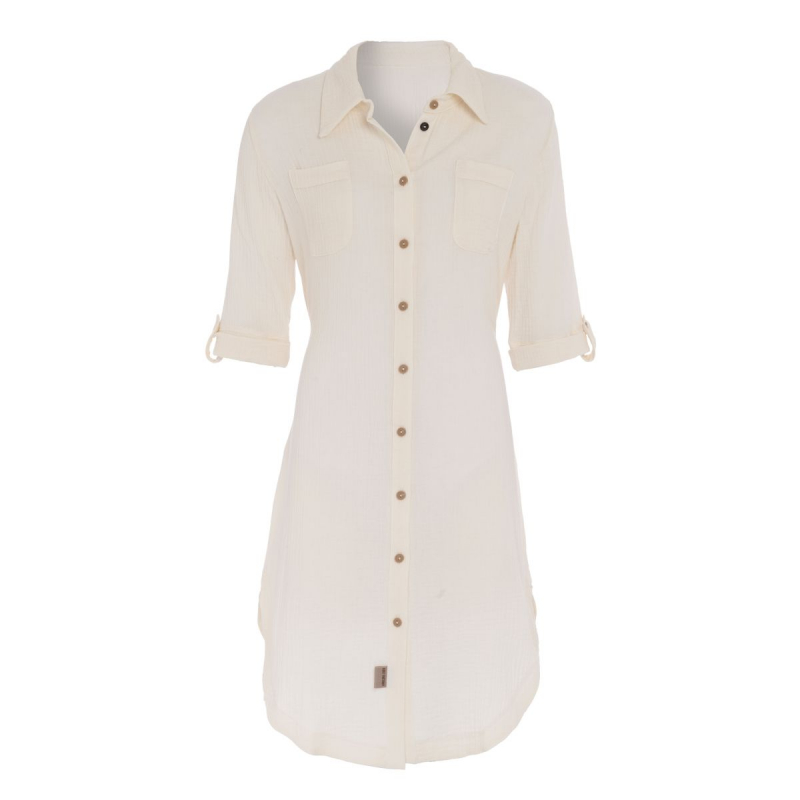 Knit Factory Blusenkleid / KIM - Beige