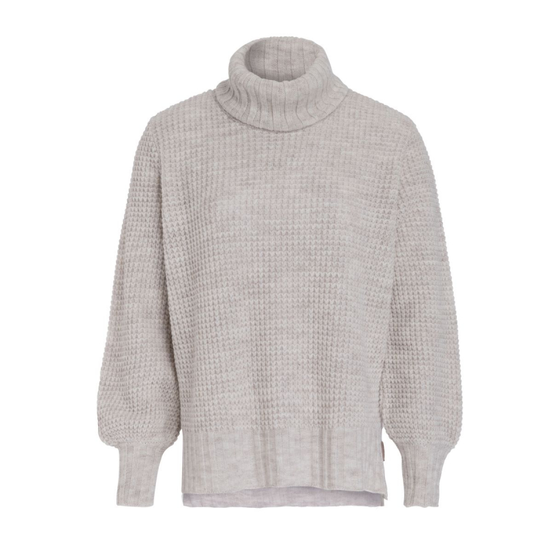 Knit Factory Rollkragenpullover / ROBIN / Gr.40/42 - Beige